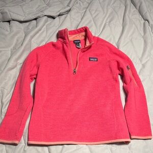 Patagonia Pink Fleece Pullover